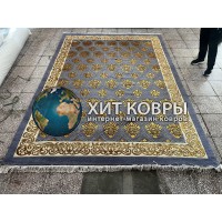 Китайский шерстяной ковер 0054012 Серый-бежевый